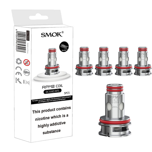 SMOK - RPM2 0.6ohm MTL - PJW Vapes | Glasgow Vape Wholesaler