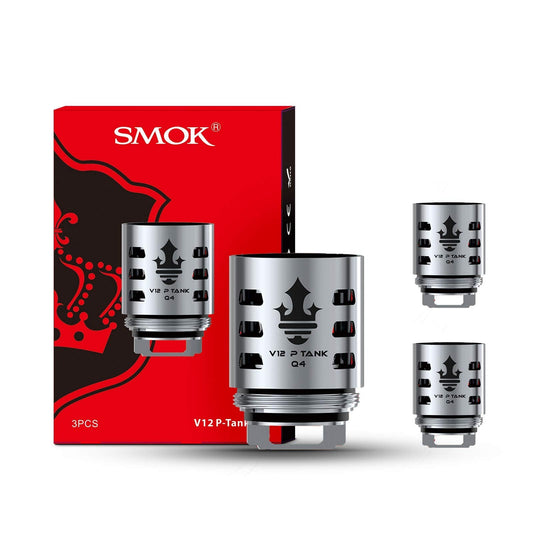 SMOK - V12 P-Tank Q4 Coils - 0.4 Ohm - PJW Vapes | Glasgow Vape Wholesaler