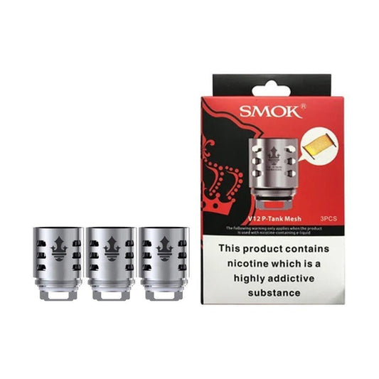 SMOK - V12 Prince P-Tank Mesh Coils - 0.15 Ohm - PJW Vapes | Glasgow Vape Wholesaler
