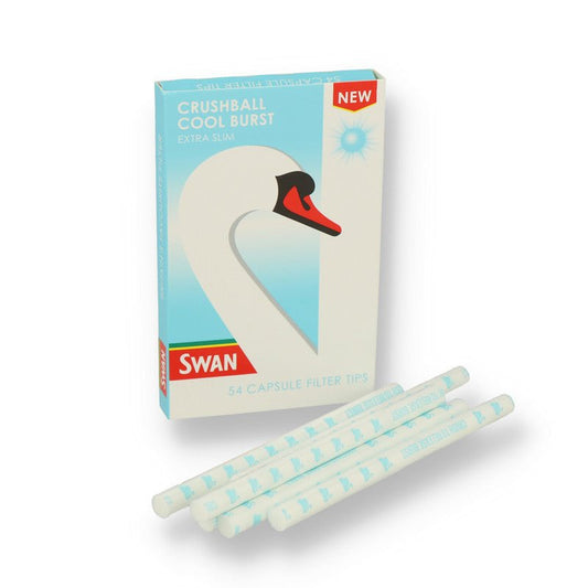 Swan - Crushball Cool Burst Fillter Tips - PJW Vapes | Glasgow Vape Wholesaler