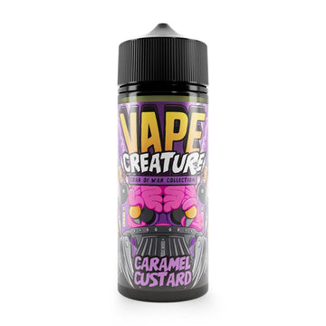 Vape Creature - 100ML - Caramel Custard - PJW Vapes | Glasgow Vape Wholesaler
