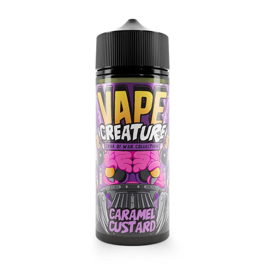 Vape Creature - 100ML - Caramel Custard - PJW Vapes | Glasgow Vape Wholesaler