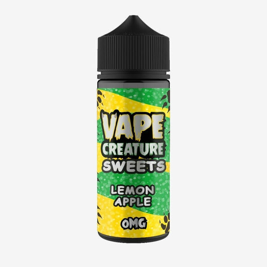 Vape Creature - 100ML - Lemon Apple - PJW Vapes | Glasgow Vape Wholesaler