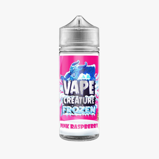 Vape Creature Frozen - 100ML - Pink Raspberry - PJW Vapes | Glasgow Vape Wholesaler