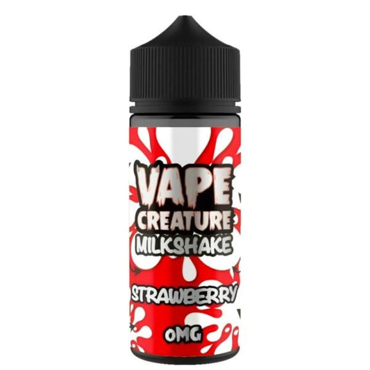 Vape Creature Milkshake - 100ML - Strawberry - PJW Vapes | Glasgow Vape Wholesaler