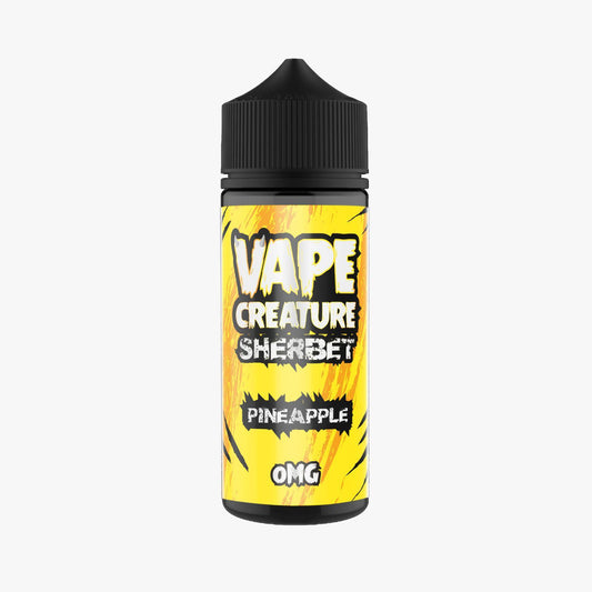 Vape Creature Sherbet - 100ML - Pineapple - PJW Vapes | Glasgow Vape Wholesaler