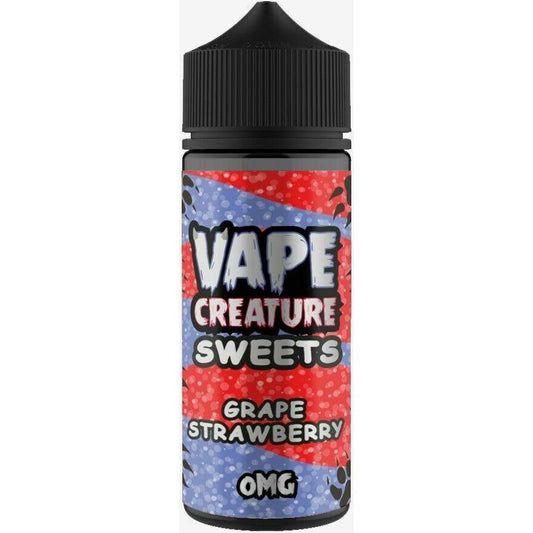Vape Creature Sweets - 100ML - Grape Strawberry - PJW Vapes | Glasgow Vape Wholesaler
