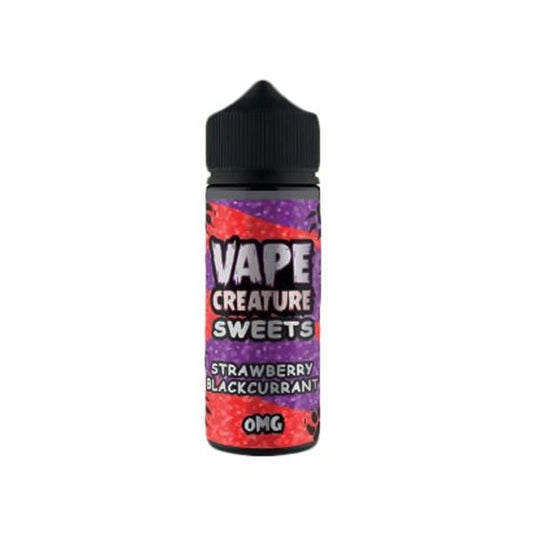 Vape Creature Sweets - 100ML - Strawberry Blackcurrant - PJW Vapes | Glasgow Vape Wholesaler