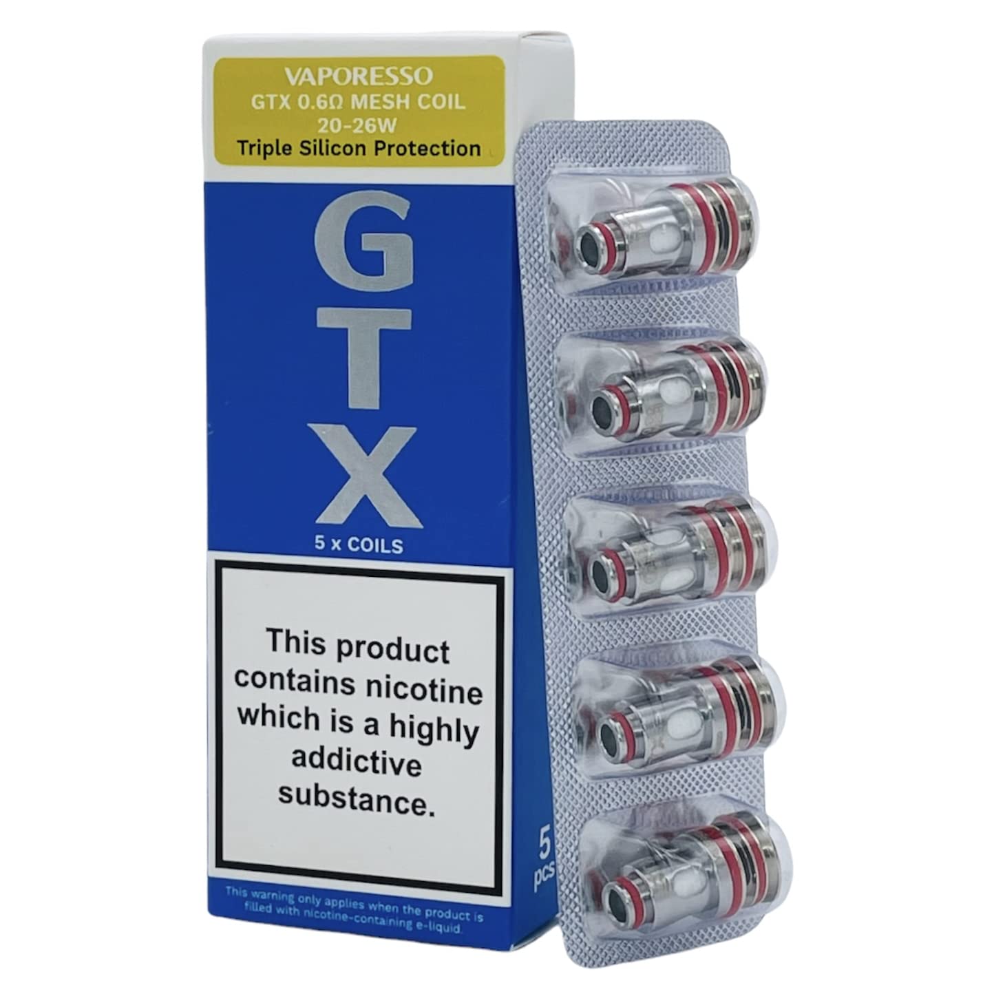 Vaporesso - GTX 0.6 Ohm - PJW Vapes | Glasgow Vape Wholesaler