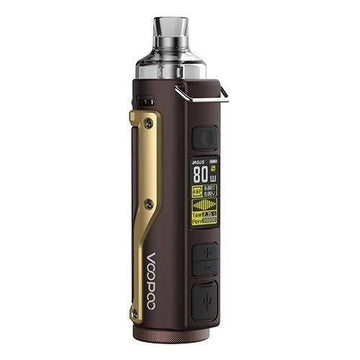 Voopoo Argus Pro Pod Kit - Dark Coffee and Titanium - PJW Vapes | Glasgow Vape Wholesaler