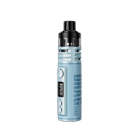 Voopoo Drag H40 Pod Kit - Snow Blue - PJW Vapes | Glasgow Vape Wholesaler
