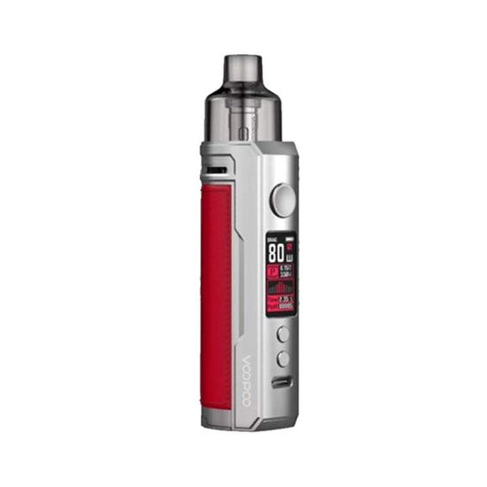 Voopoo Drag X Pod Kit - Silver Red - PJW Vapes | Glasgow Vape Wholesaler