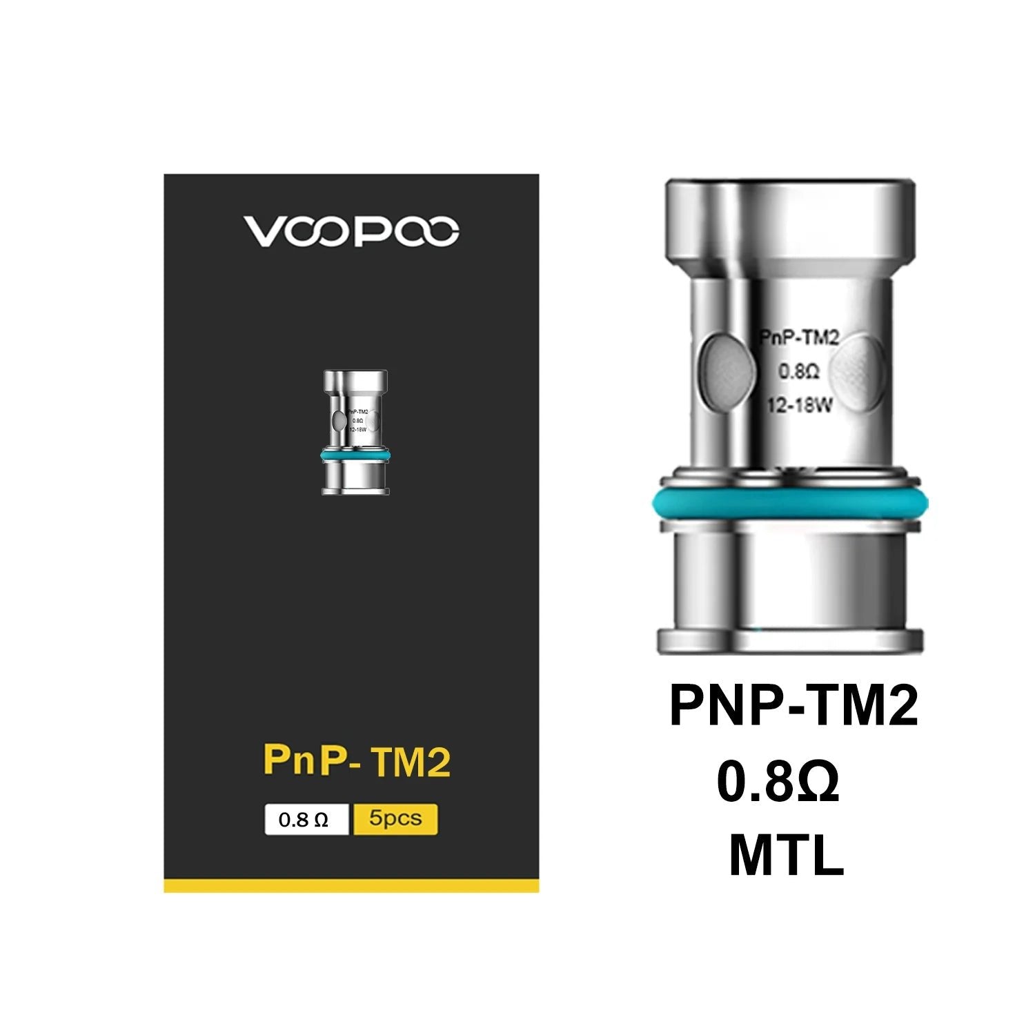 Voopoo - PNP TM2 Coil - 0.8 Ohm - PJW Vapes | Glasgow Vape Wholesaler