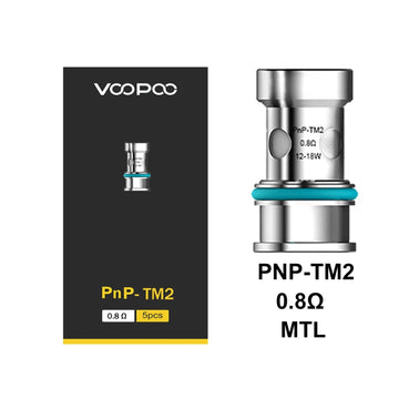 Voopoo - PNP TM2 Coil - 0.8 Ohm - PJW Vapes | Glasgow Vape Wholesaler