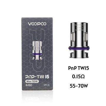 Voopoo - PNP TW15 Coil - 0.15 Ohm - PJW Vapes | Glasgow Vape Wholesaler