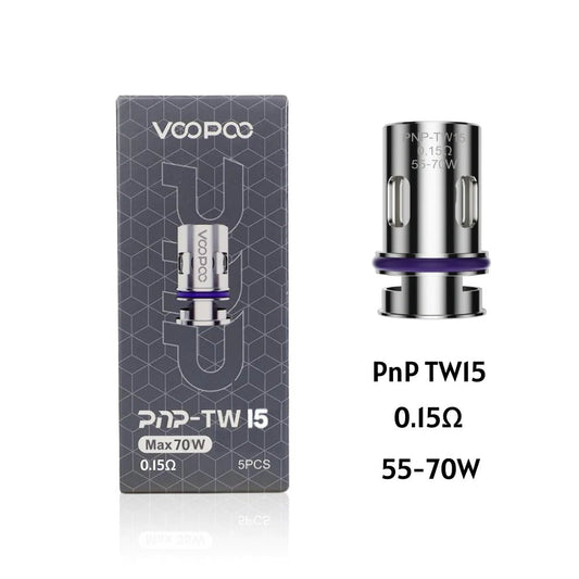 Voopoo - PNP TW15 Coil - 0.15 Ohm - PJW Vapes | Glasgow Vape Wholesaler