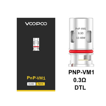 Voopoo - PNP VM1 Coil - 0.3 Ohm - PJW Vapes | Glasgow Vape Wholesaler