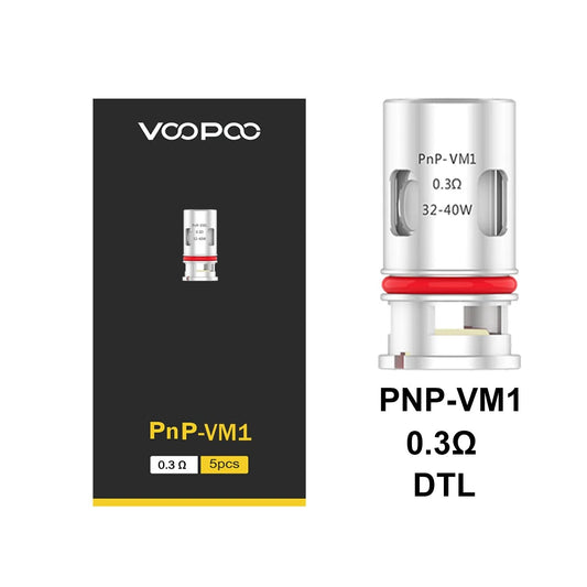 Voopoo - PNP VM1 Coil - 0.3 Ohm - PJW Vapes | Glasgow Vape Wholesaler