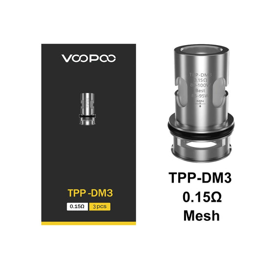 Voopoo - TPP DM3 Coil - 0.15 Ohm - PJW Vapes | Glasgow Vape Wholesaler