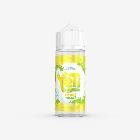 Yeti - 100ml - Citrus Freeze - PJW Vapes | Glasgow Vape Wholesaler