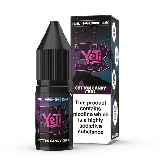 Yeti 3K Bar Salt - 10ml - Cotton Candy Chill - PJW Vapes | Glasgow Vape Wholesaler