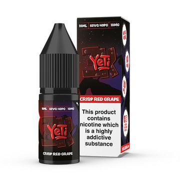 Yeti 3K Bar Salt - 10ml - Crisp Red Grape - PJW Vapes | Glasgow Vape Wholesaler