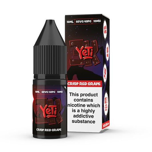 Yeti 3K Bar Salt - 10ml - Crisp Red Grape - PJW Vapes | Glasgow Vape Wholesaler