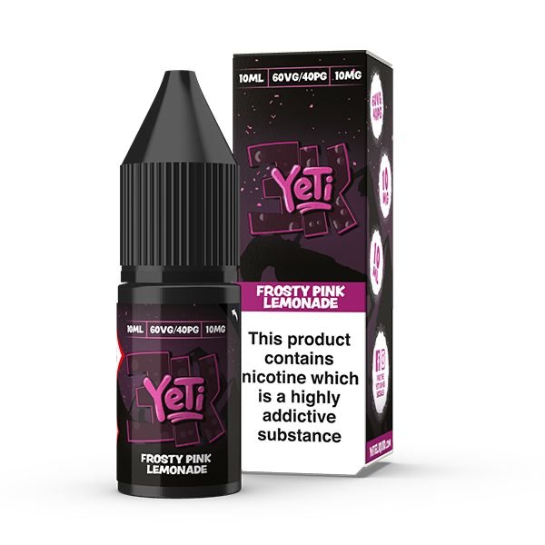Yeti 3K Bar Salt - 10ml - Frosty Pink Lemonade - PJW Vapes | Glasgow Vape Wholesaler