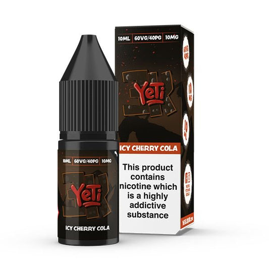 Yeti 3K Bar Salt - 10ml - Icy Cherry Cola - PJW Vapes | Glasgow Vape Wholesaler
