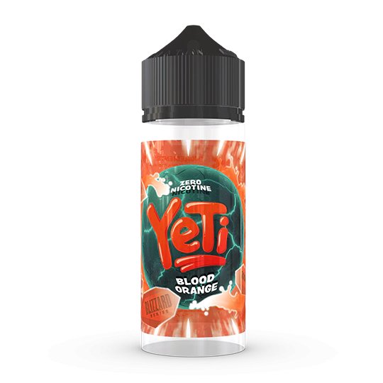 Yeti Blizzard - 100ml - Blood Orange - PJW Vapes | Glasgow Vape Wholesaler