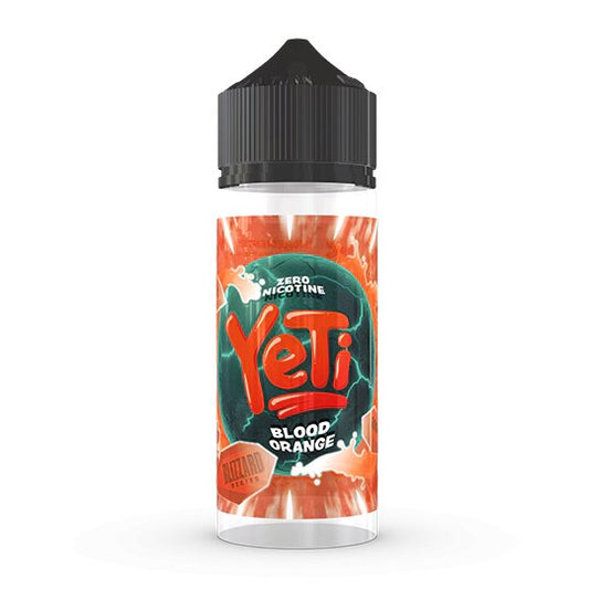 Yeti Blizzard - 100ml - Blood Orange - PJW Vapes | Glasgow Vape Wholesaler
