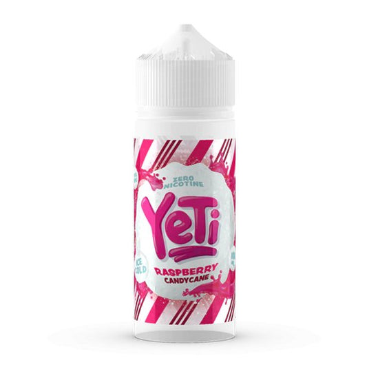 Yeti Candy Cane - 100ml - Raspberry - PJW Vapes | Glasgow Vape Wholesaler