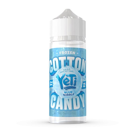 Yeti Frozen Cotton Candy - 100ml - Blue Bubble - PJW Vapes | Glasgow Vape Wholesaler