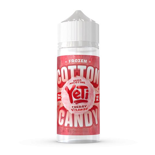 Yeti Frozen Cotton Candy - 100ml - Cherry Strawbs - PJW Vapes | Glasgow Vape Wholesaler