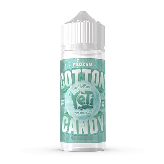 Yeti Frozen Cotton Candy - 100ml - Tropical - PJW Vapes | Glasgow Vape Wholesaler