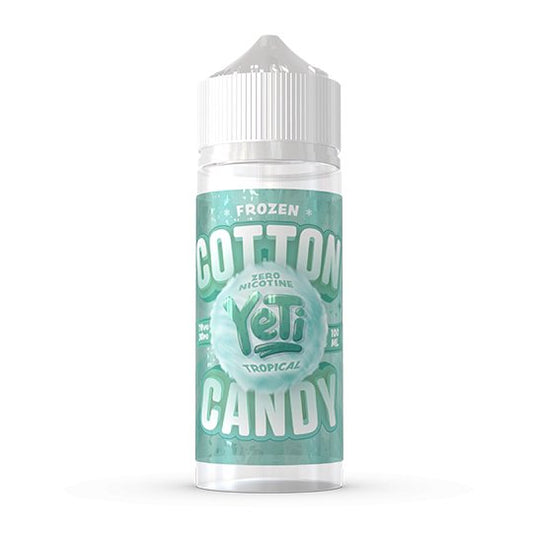 Yeti Frozen Cotton Candy - 100ml - Tropical - PJW Vapes | Glasgow Vape Wholesaler
