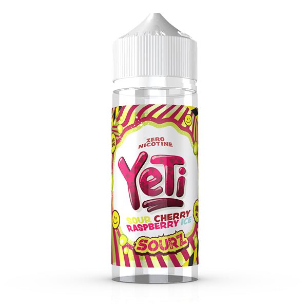 Yeti Sourz - 100ml - Cherry Raspberry Ice - PJW Vapes | Glasgow Vape Wholesaler