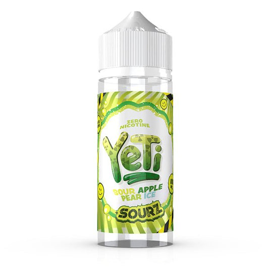 Yeti Sourz - 100ml - Sour Apple Pear Ice - PJW Vapes | Glasgow Vape Wholesaler