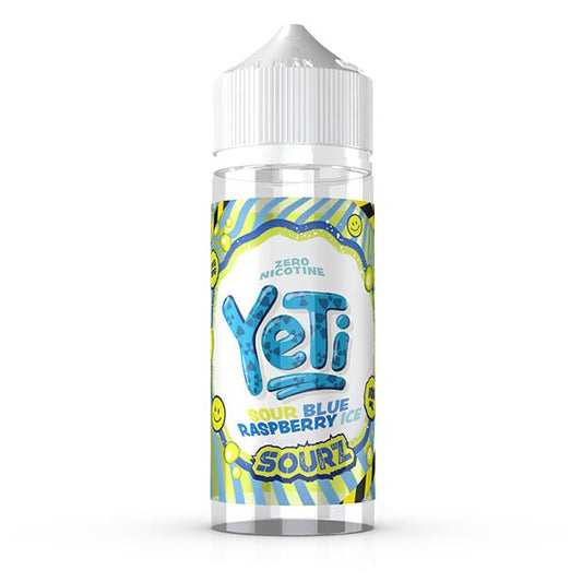 Yeti Sourz - 100ml - Sour Blue Raspberry ice - PJW Vapes | Glasgow Vape Wholesaler