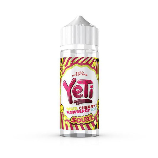 Yeti Sourz - 100ML - Sour Cherry Raspberry Ice - PJW Vapes | Glasgow Vape Wholesaler