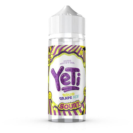 Yeti Sourz - 100ml - Sour Grape Ice - PJW Vapes | Glasgow Vape Wholesaler