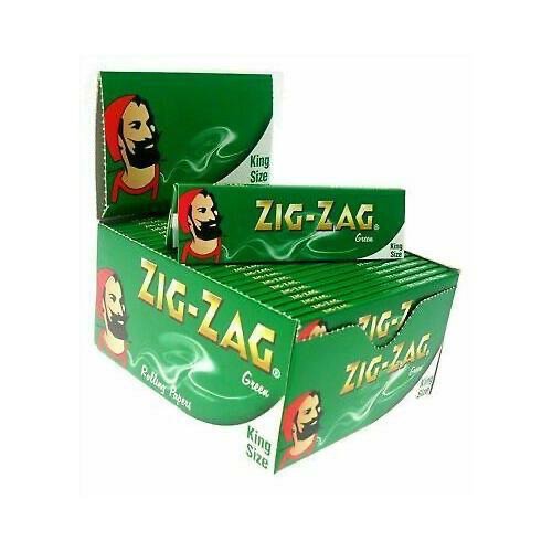 Zig-Zag - Green Papers - King Size Slim - PJW Vapes | Glasgow Vape Wholesaler