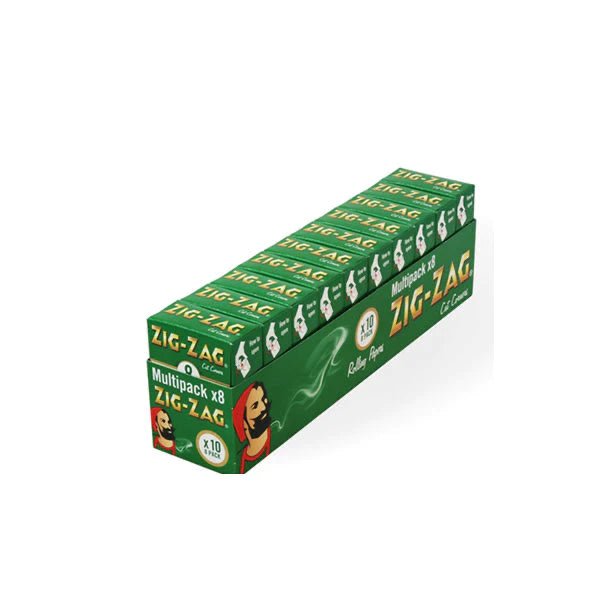 Zig-Zag - Green Papers - Regular - 10 Pack - PJW Vapes | Glasgow Vape Wholesaler