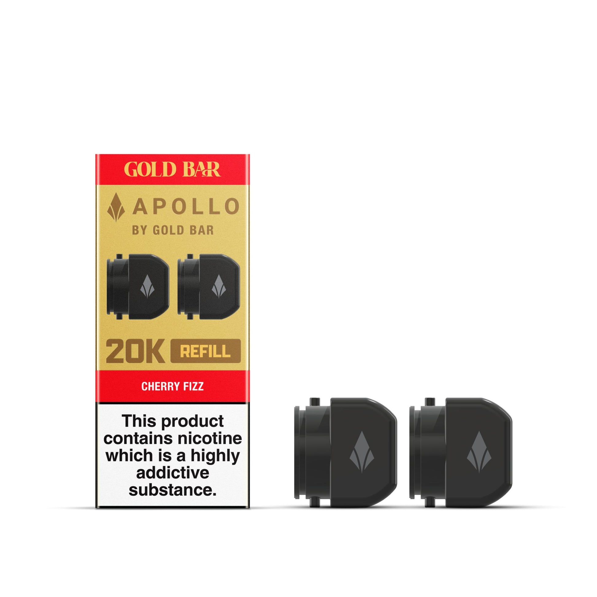 Apollo 20K Refill - Gold Bar - Cherry Fizz - PJW Vapes | UK Leading Vape Wholesaler