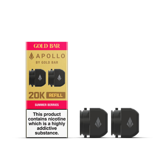 Apollo 20K Refill - Gold Bar - Summer Berries - PJW Vapes | UK Leading Vape Wholesaler