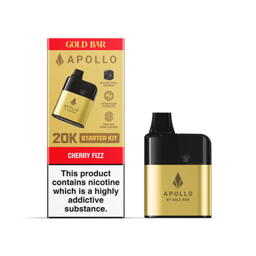 Apollo 20K Starter Kit - Gold Bar - Cherry Fizz - PJW Vapes | UK Leading Vape Wholesaler