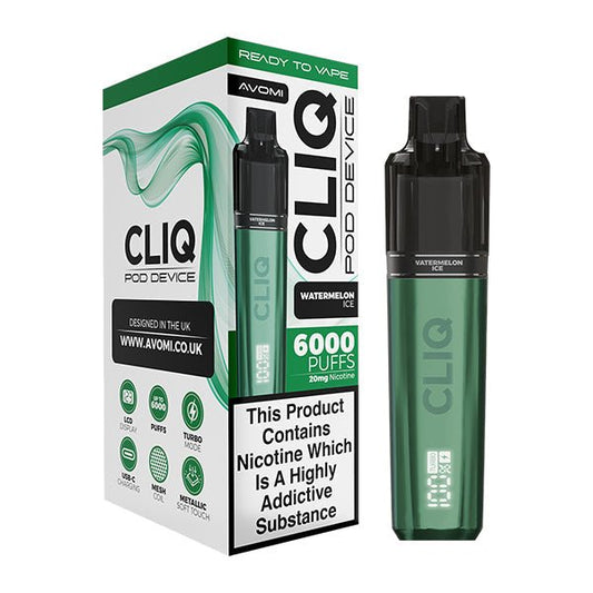 Avomi Cliq Kits - Watermelon Ice - PJW Vapes | UK Leading Vape Wholesaler
