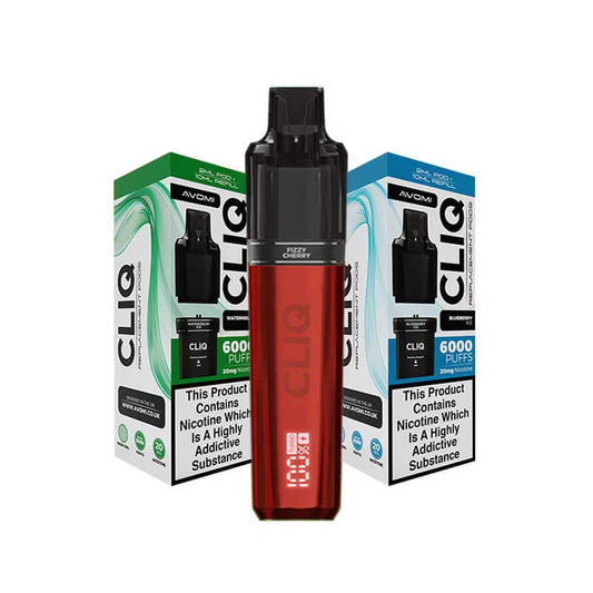 Avomi CLIQ Prefilled Pod Kit - PJW Vapes | UK Leading Vape Wholesaler