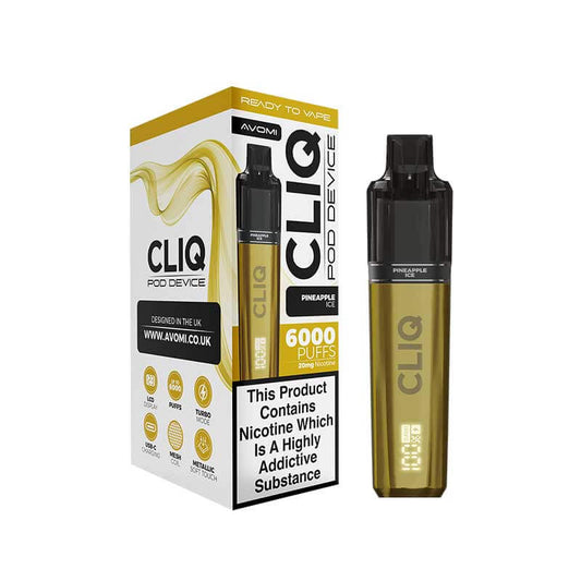 Avomi CLIQ Prefilled Pod Vape Kit - PJW Vapes | UK Leading Vape Wholesaler