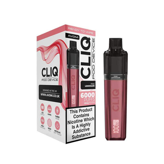 Avomi CLIQ Prefilled Pod Vape Kit - PJW Vapes | UK Leading Vape Wholesaler